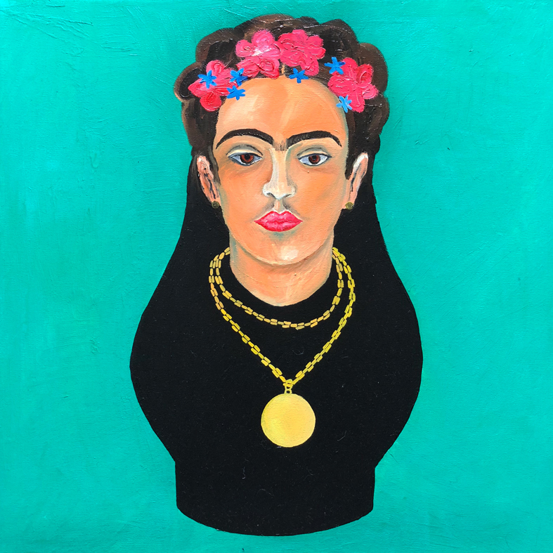 09. Frida - Öl auf Leinwand - 50 x 50 cm - 2018