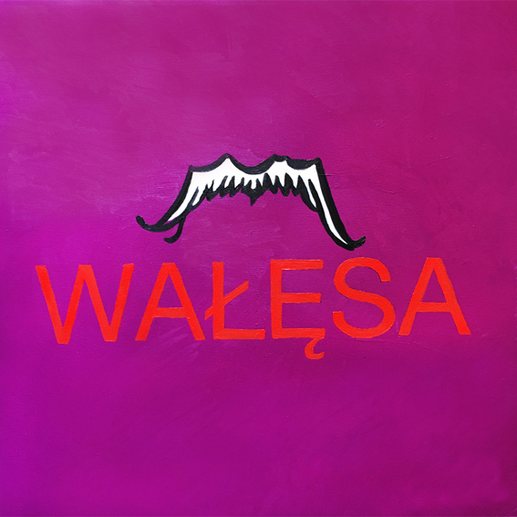 13. Walesa - Olej na płótnie - 50 x 50 cm - 2017