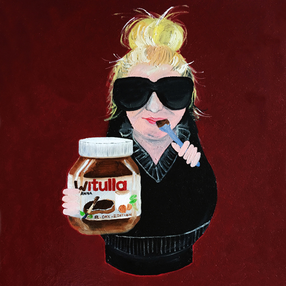 05. Nutella Witulla - Öl auf Leinwand - 50 x 50 cm - 2018